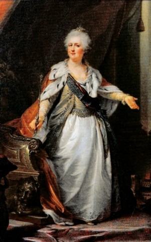 J.B. von Lampi l'ainé-Portrait de l'impératrice Catherine II 1793 